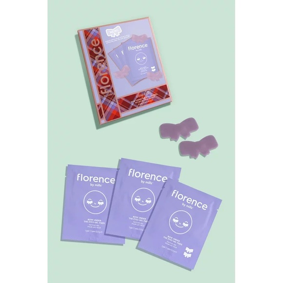 Florence by Mills Bow Face Holiday Under Eye Gel Pads, 3 pairs - Picture 1 of 2